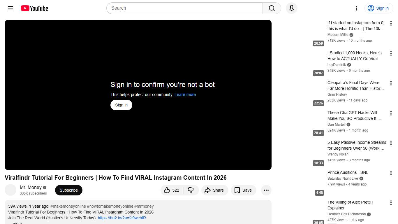 Viralfindr Tutorial For Beginners How To Find VIRAL Instagram Content In 2026 - YouTube